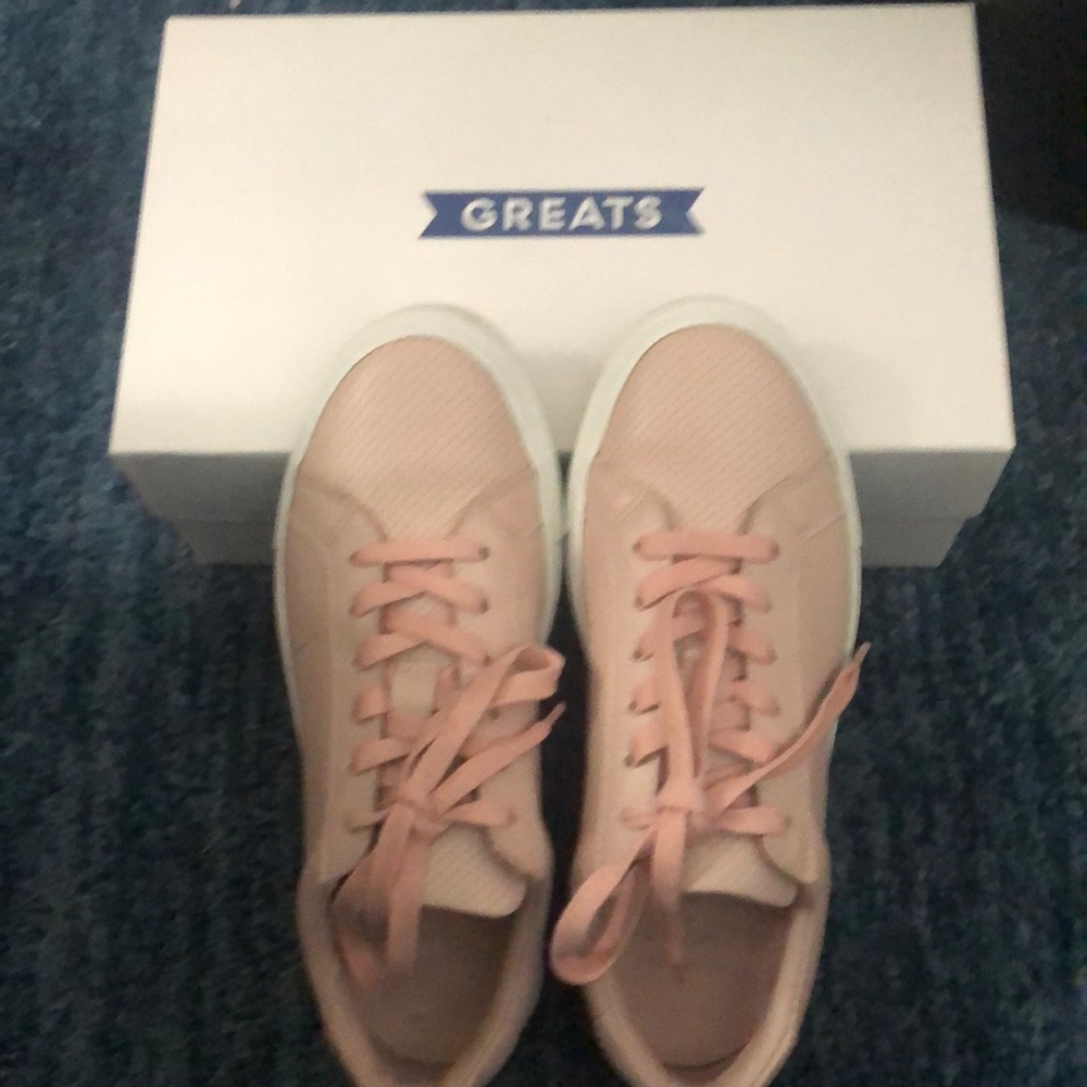 EUC Greats “The Royale” sneaker blush pink size 8